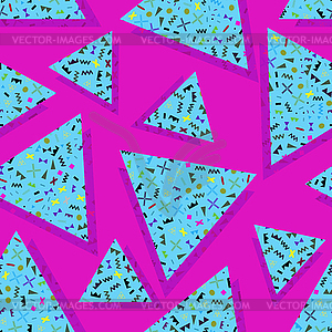 Seamless background geometric triangle - vector clipart / vector image