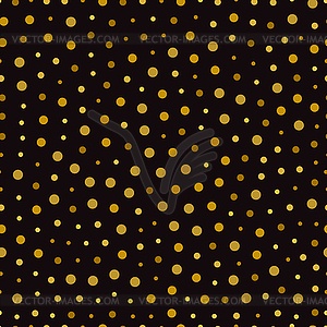 Seamless pattern of dots - vector clipart