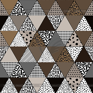 Abstract seamless pattern - color vector clipart