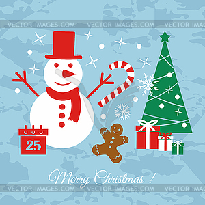 Seamless winter pattern - vector clipart