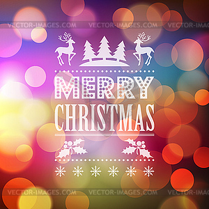 Christmas light background - royalty-free vector image