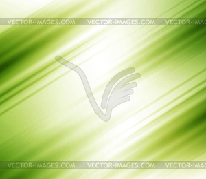 Blurred abstract background with stripes, green - vector clip art