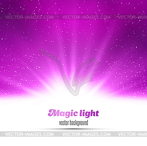 Abstract magic light background - vector image