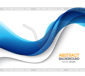 Abstract background, futuristic wavy - vector clipart