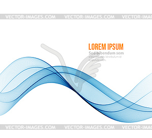 Abstract background, futuristic wavy - vector clipart