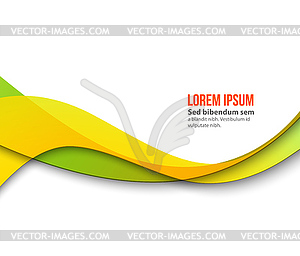 Abstract smooth wave motion - vector image