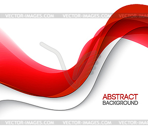 Абстрактный движение гладкой волны - векторный клипарт / векторное изображение