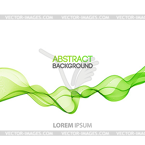 Abstract background, futuristic wavy - vector image