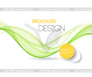 Abstract background, futuristic wavy - vector clipart / vector image