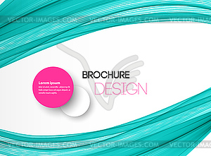 Abstract background, futuristic wavy - vector image