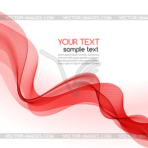 Abstract smooth wave motion - vector image