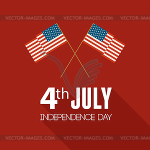 United States flag - vector image