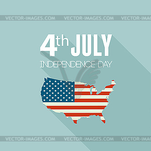 United States flag - vector clip art