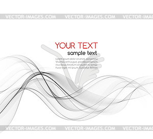 Abstract color wave design element - vector image