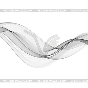 Abstract color wave design element - vector EPS clipart