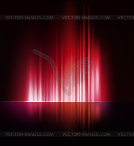 Abstract dark background with shiny light lines - royalty-free vector image