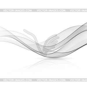 Abstract color wave design element - vector clipart