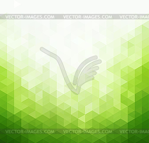 Abstract green light template background - vector image