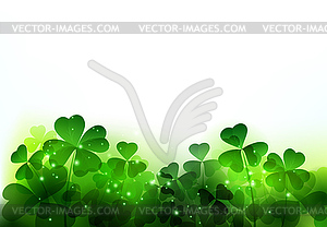 Happy Saint Patricks Day Background - vector clip art