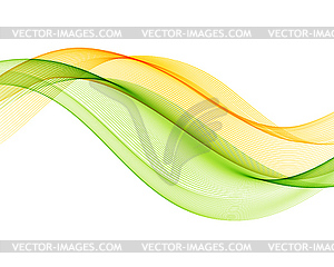 Абстрактный фон с желто-зеленого цвета гладкой - иллюстрация в векторе