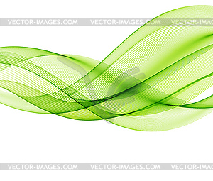 Abstract color wave design element - vector EPS clipart