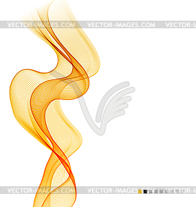 Abstract empty background with smoke wave - vector clip art
