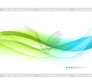 Abstract empty background with smoke wave - vector image