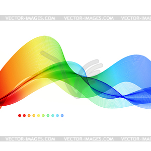 Abstract colorful background. Spectrum wave - vector image