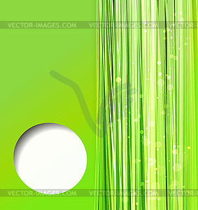 Abstract colorful green background - vector clip art