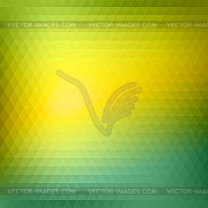 Абстрактный зеленый треугольник фон - стоковое векторное изображение