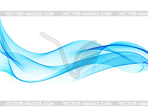 Abstract background with smooth color wave - vector image