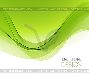 Abstract background with smooth color wave - vector clipart