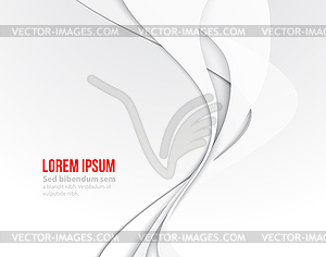 White elegant business background. . Minimal design - vector image