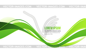 Modern colorful flow poster. Wave Liquid shape colo - vector clipart / vector image