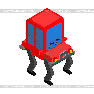 Cartoon car toy . Auto plaything - vector image