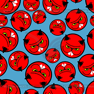 Angry hamster pattern seamless. Crazy rodent - royalty-free vector image