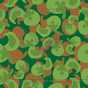 Rubber duck army pattern seamless. hunting Wood - vector clip art