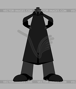 Plague doctor. Medieval doc treat pandemic and - vector clipart