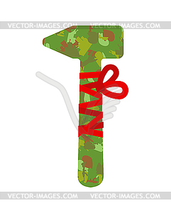 Gift wrapped hammer. Traditional gift for men on Da - vector image