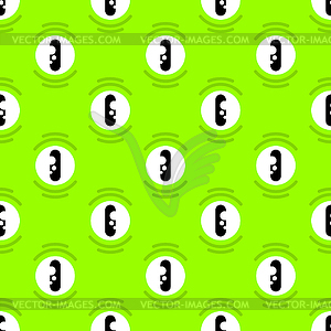 Monster eyes pattern seamless. Zombie Eye - vector image