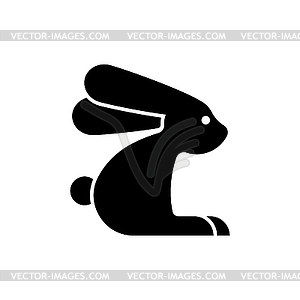 Hare sign icon . rabbit symbol - vector image