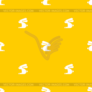 Hare pattern seamless. rabbit background. bunny - vector image