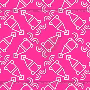 Squid pattern seamless Concept version. background Squi - vector clip art