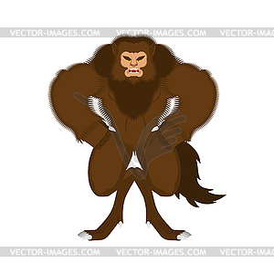 Werewolf . werwolf Monster. wolfman monstrosity i - vector image