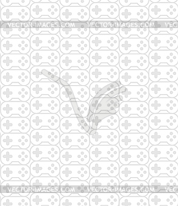 Joystick pattern seamless. gamepad background. Vide - vector clipart