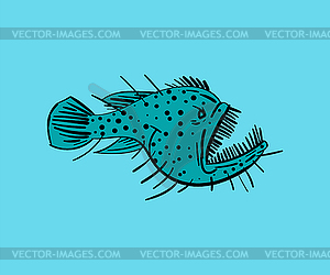 fish in a hand clipart