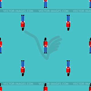 Beefeater British Royal Guardsman pattern - vector clip art