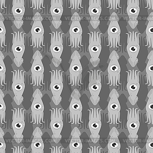 Squid pattern seamless. cephalopod marine animal - vector image
