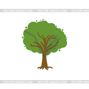 Tree cartoon style  - vector image