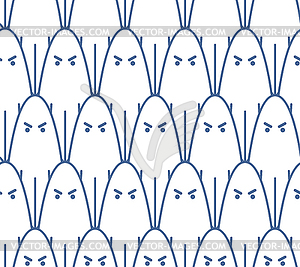 Ghost Pattern seamless. spook Background. - vector image